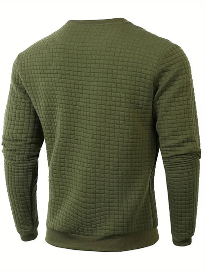 MASON | Sudadera texturizada de cuello redondo