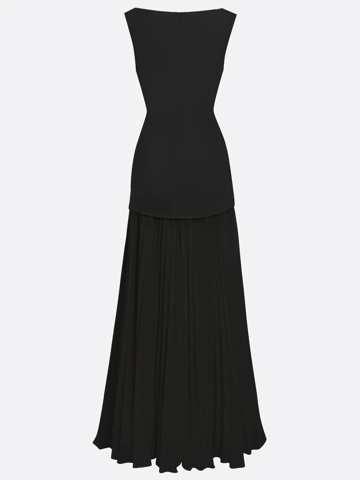 ELVIRA | Vestido largo plisado de diseño