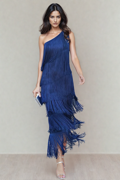 VALERIA | Vestido con flecos.