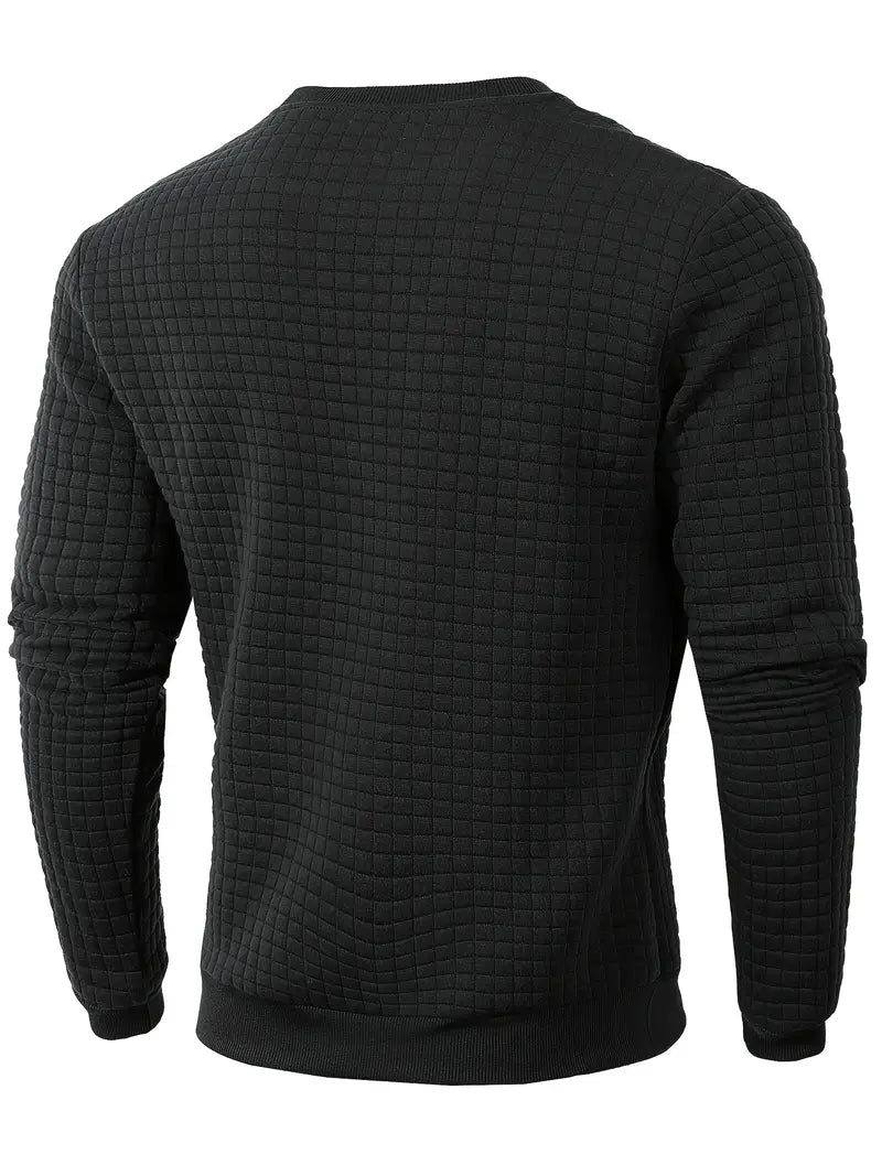 MASON | Sudadera texturizada de cuello redondo