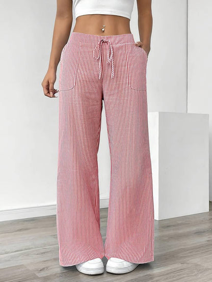 DOMÍNICA | Pantalón ancho rayado