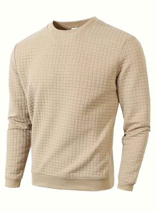 MASON | Sudadera texturizada de cuello redondo