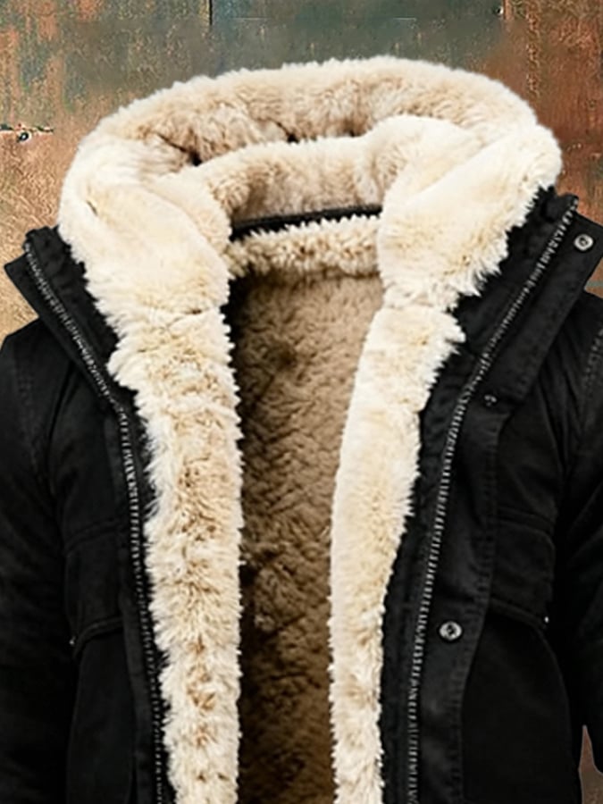 NIVARA | Abrigo medio con piel