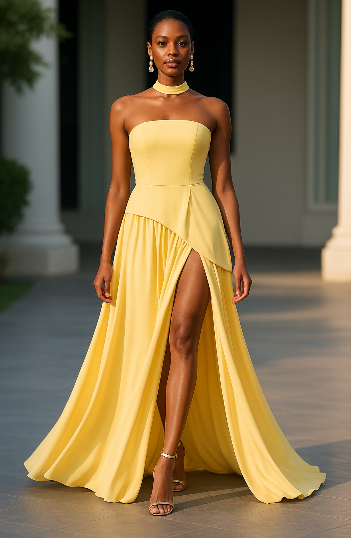 MARIEU | Maxi vestido de diseño.