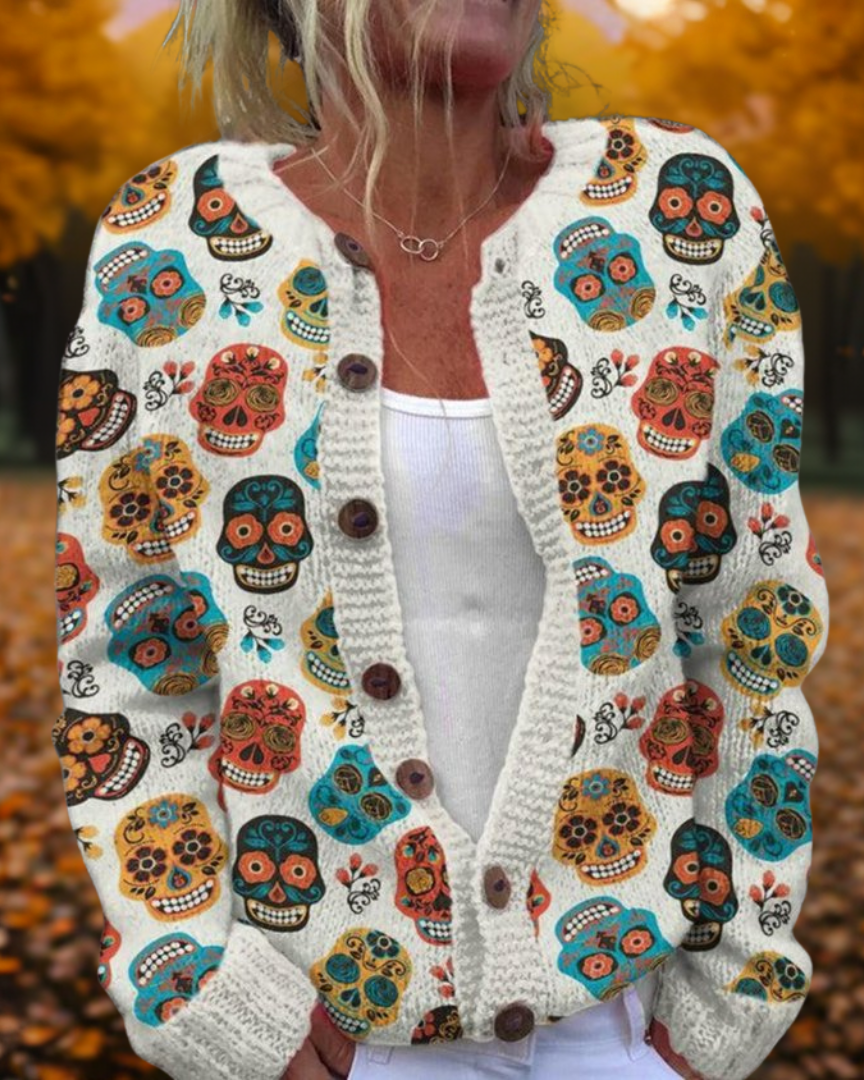 LAURIE | Cárdigan Clásico de Punto Suave