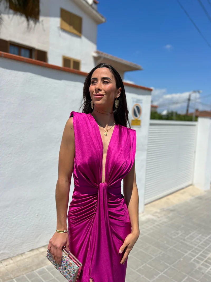 IVANA | Vestido con escote lazo