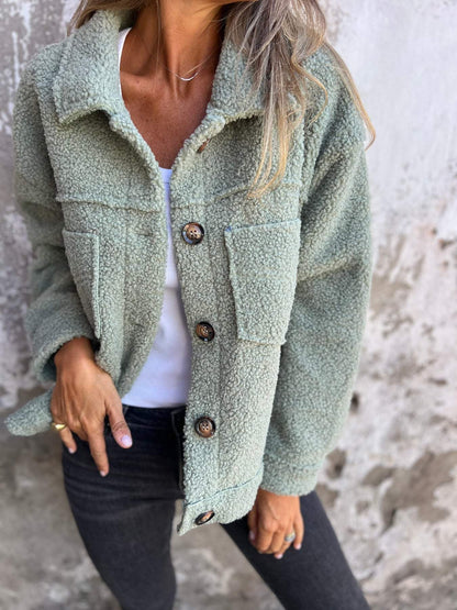 BELÉN | Chaqueta de algodón con solapa