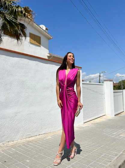 IVANA | Vestido con escote lazo