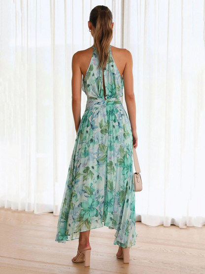 ALESSA | Maxi vestido estampado