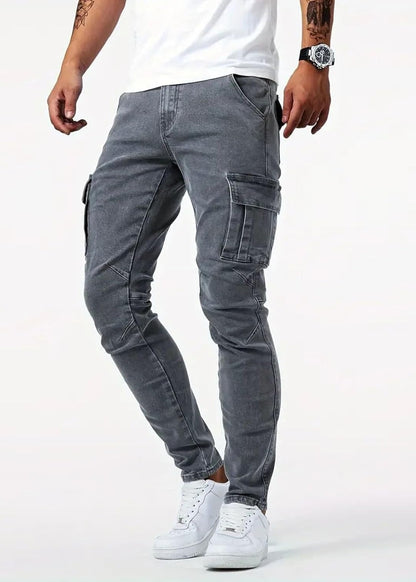 MARINO | Pantalón cargo strecht