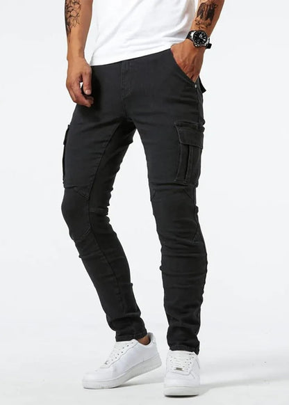 MARINO | Pantalón cargo strecht