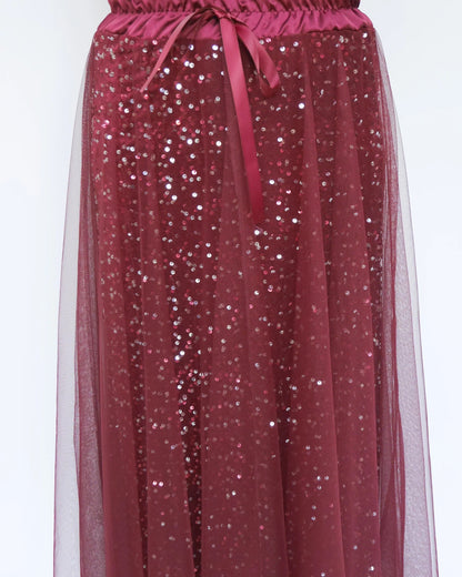 LUMINA | Conjunto de top y falda de tul