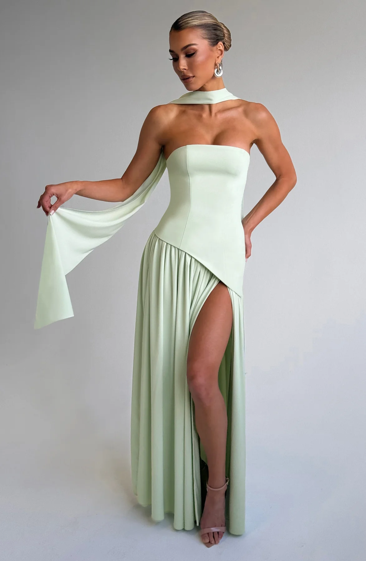 MARIEU | Maxi vestido de diseño.