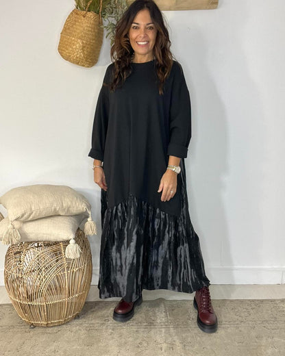 RUFFA | Vestido largo fluido