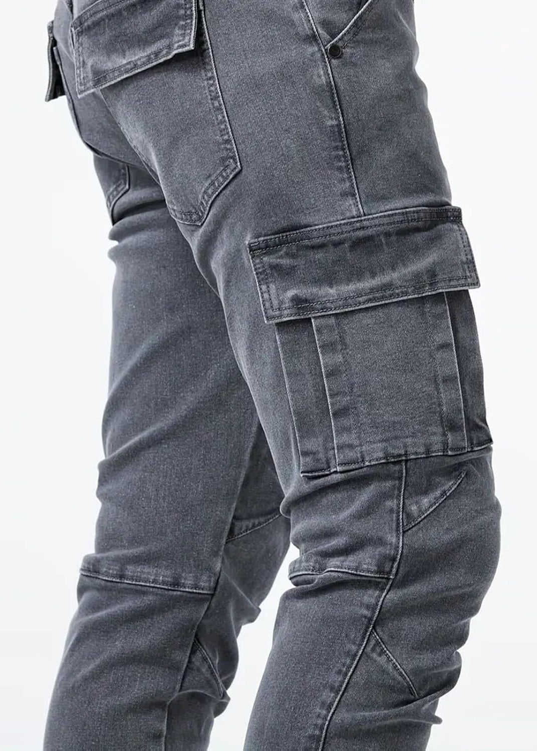 MARINO | Pantalón cargo strecht