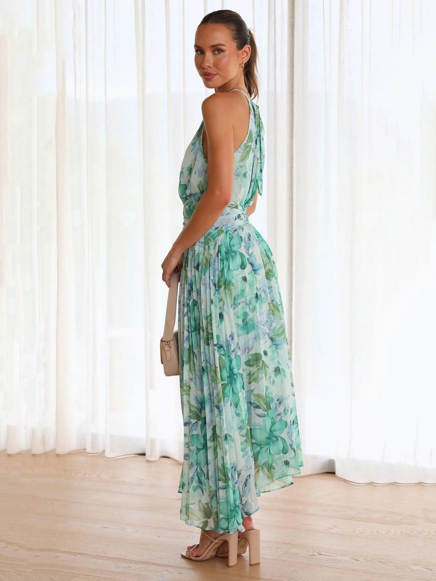 ALESSA | Maxi vestido estampado