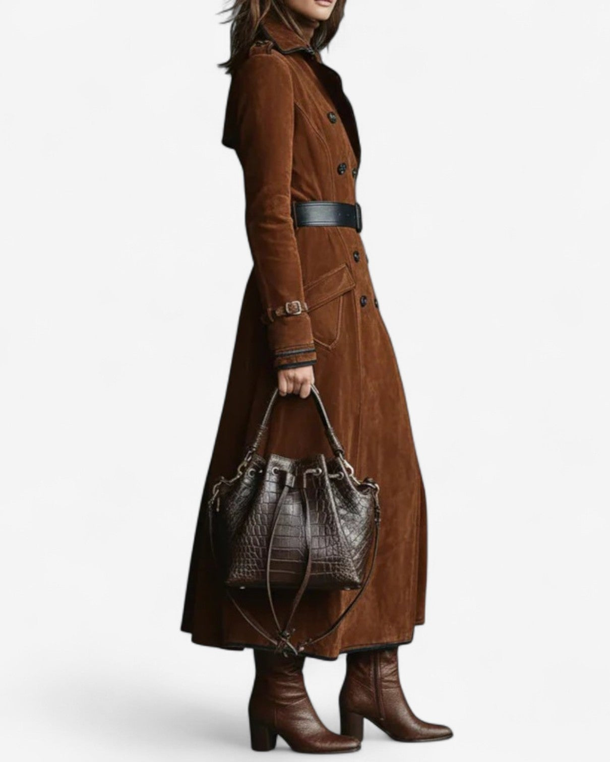 NATHALY | Gabardina de ante