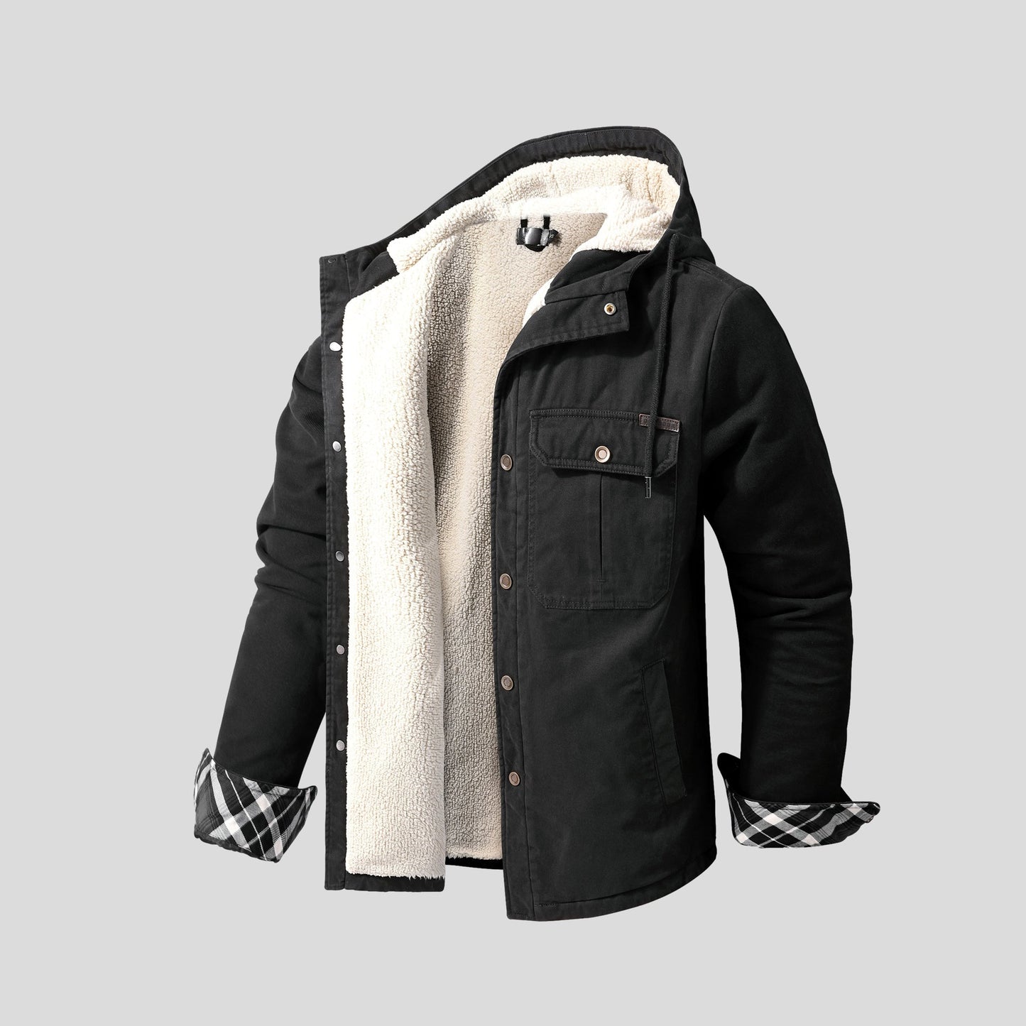 ABSAIL | Chaqueta con capucha para hombre