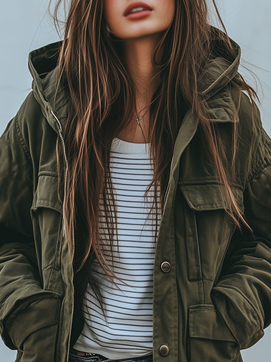 NAELANI | Chaqueta field con capucha