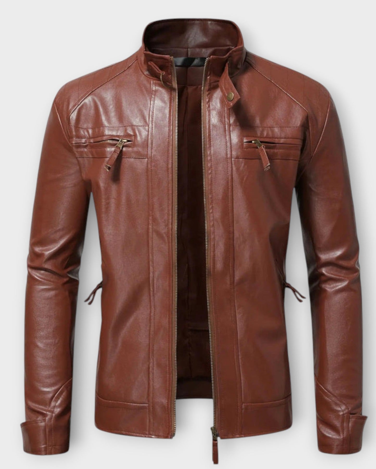LEONARDO | Chaqueta de Cuero Elegante para Hombre