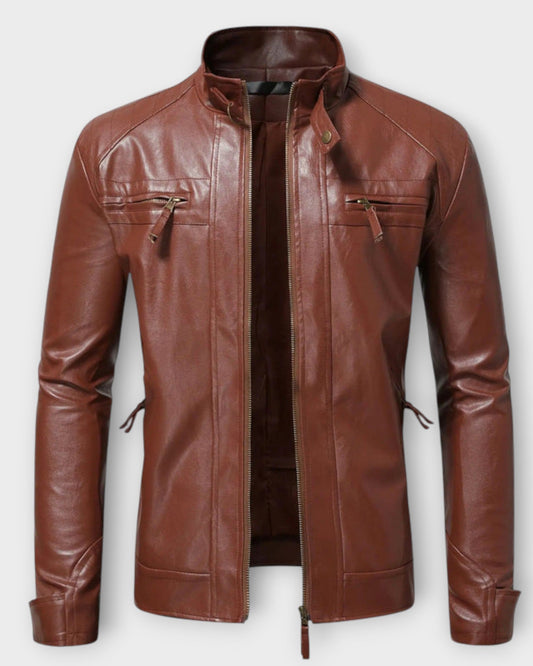 LEONARDO | Chaqueta de Cuero Elegante para Hombre