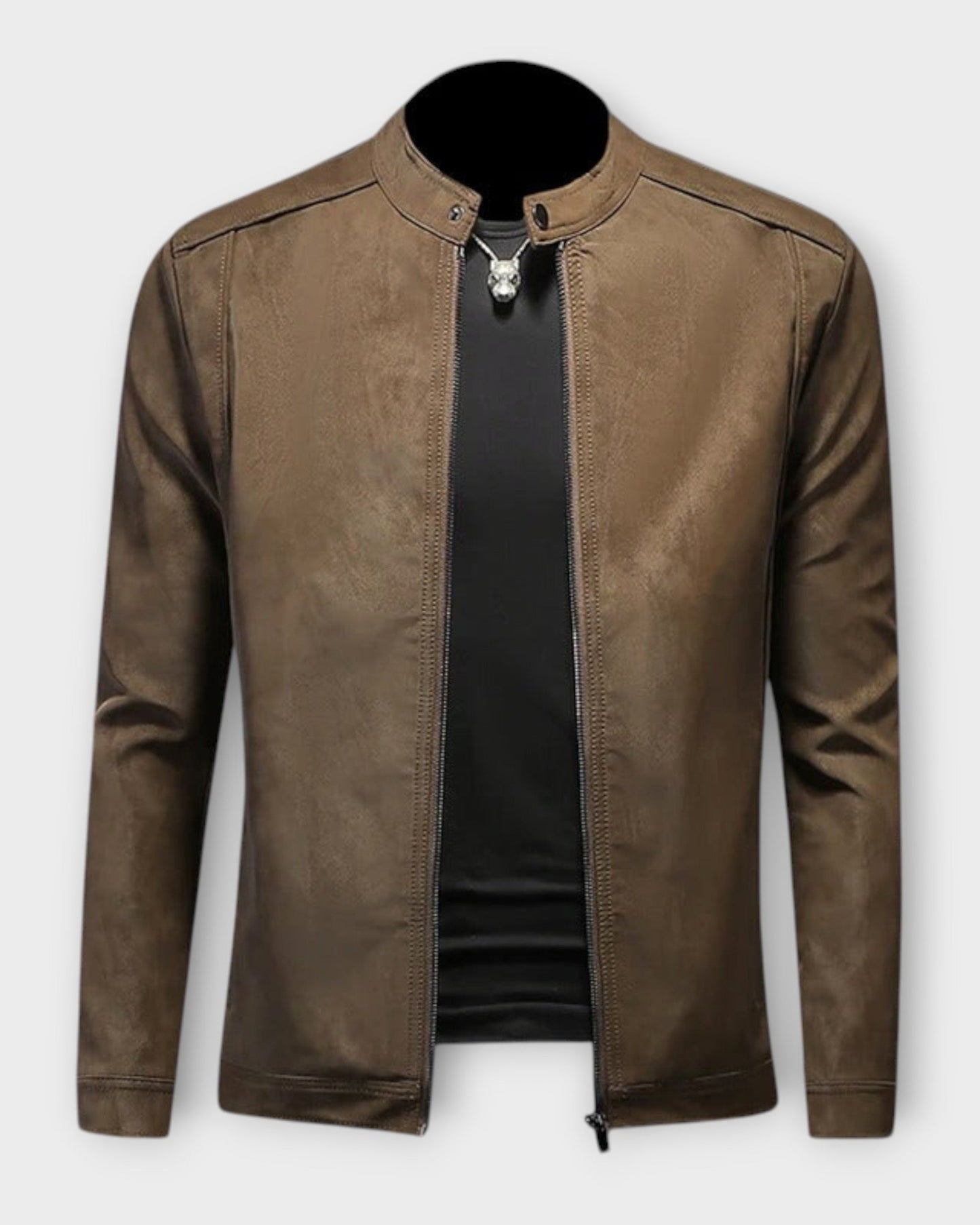 DIEGO | Elegante Chaqueta de Cuero de Alta Calidad