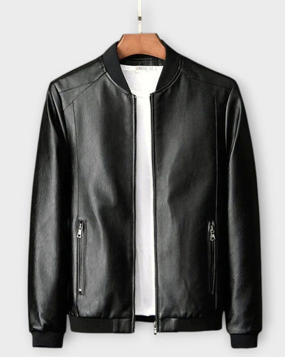 RICARDO | Chaqueta de Cuero Biker para Hombre
