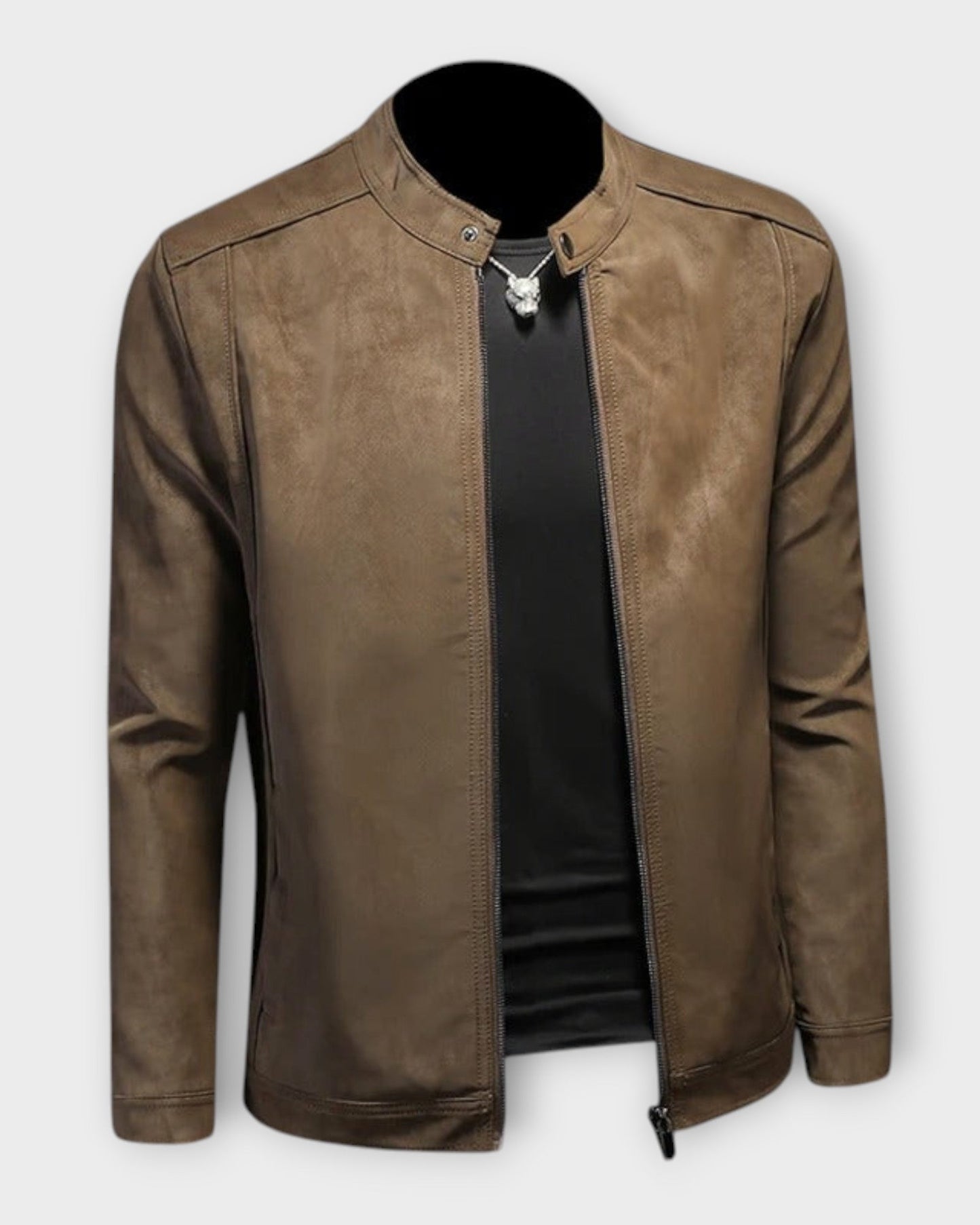 DIEGO | Elegante Chaqueta de Cuero de Alta Calidad