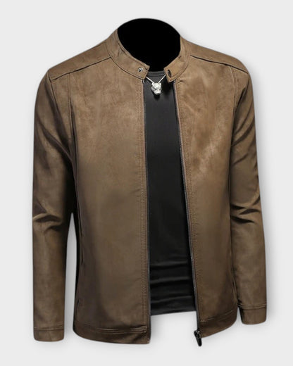 DIEGO | Elegante Chaqueta de Cuero de Alta Calidad