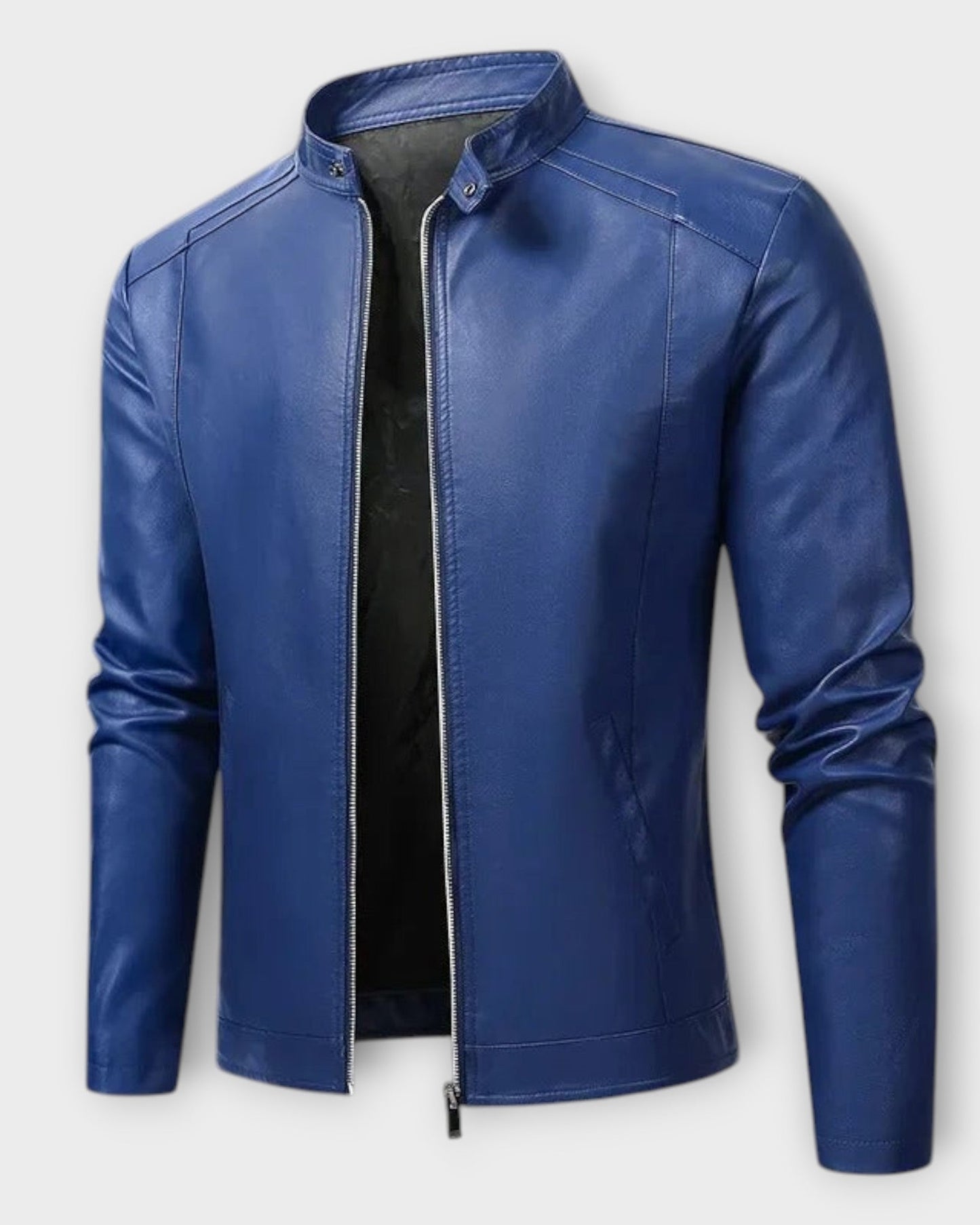 SERGIO | Chaqueta de cuero elegante para motociclistas