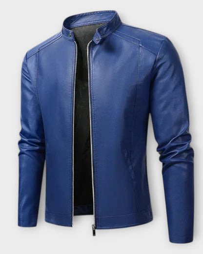 SERGIO | Chaqueta de cuero elegante para motociclistas