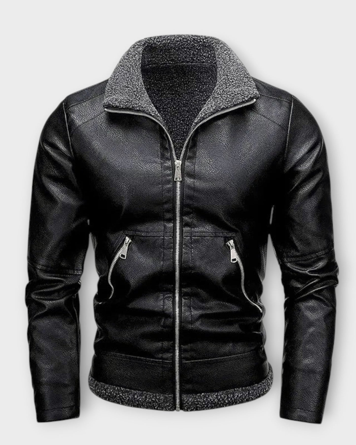 ENZO | Chaqueta de Cuero Elegante para Hombre