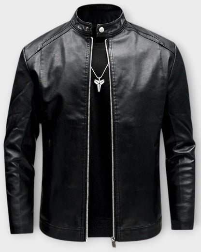 SERGIO | Chaqueta de cuero elegante para motociclistas