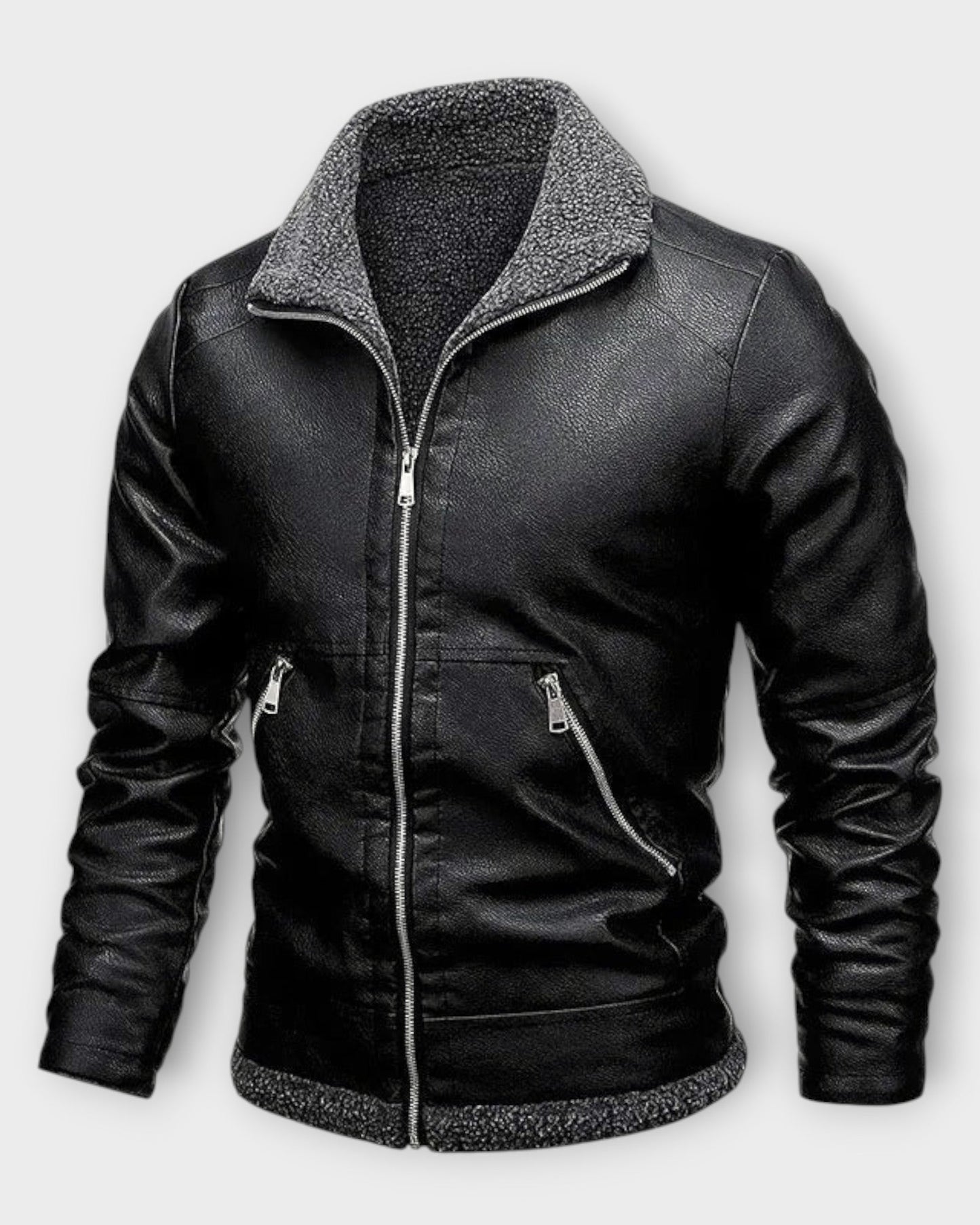 ENZO | Chaqueta de Cuero Elegante para Hombre