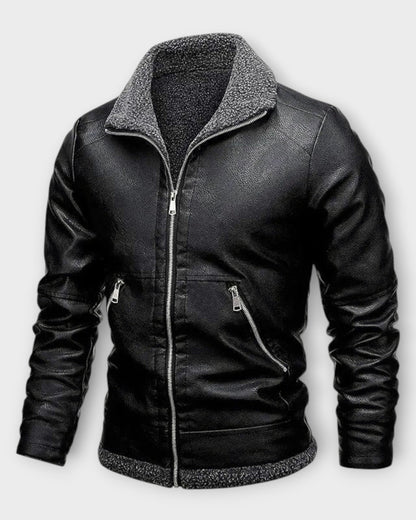 ENZO | Chaqueta de Cuero Elegante para Hombre