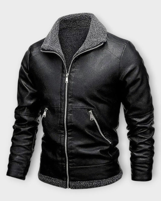 ENZO | Chaqueta de Cuero Elegante para Hombre