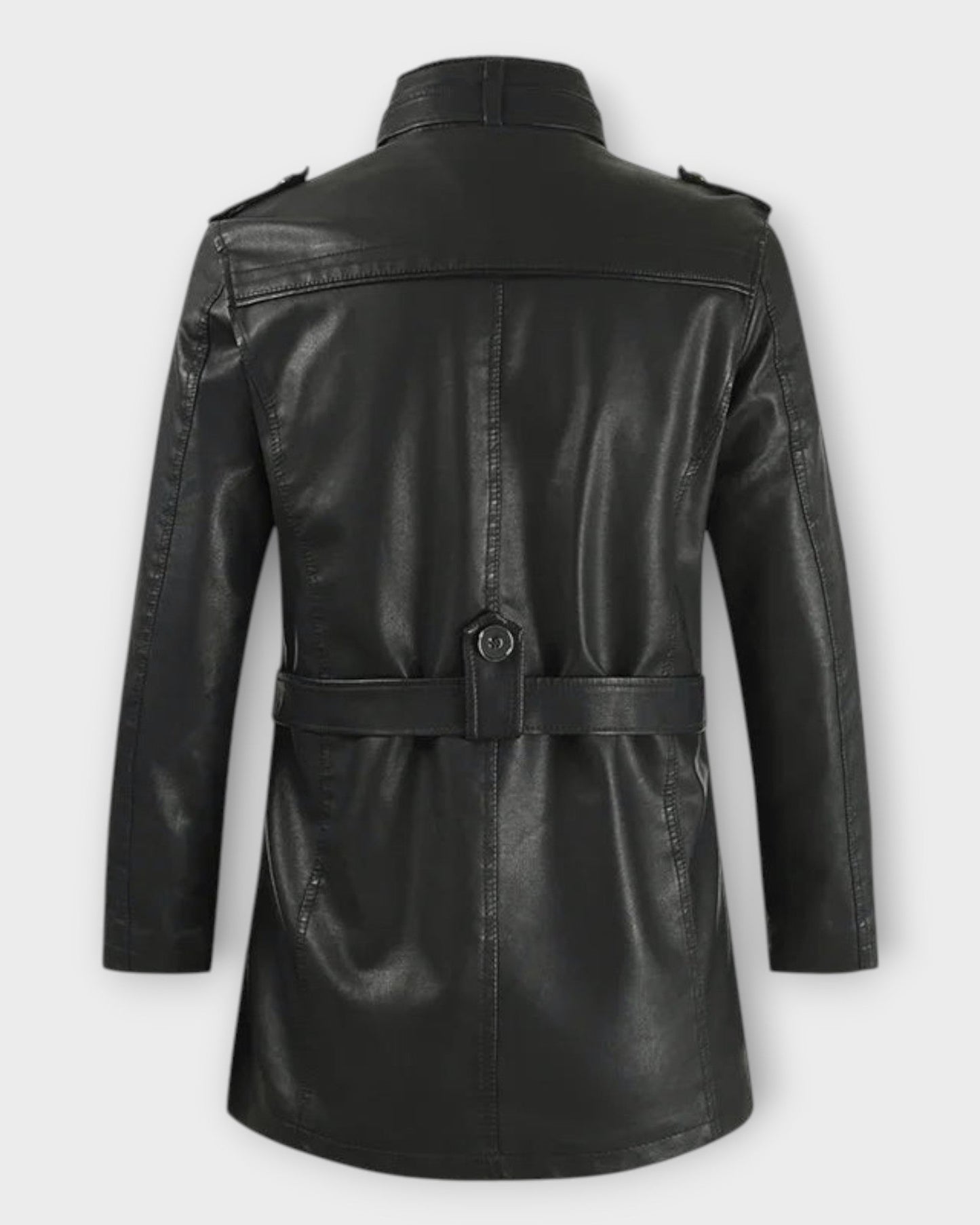 ALBERTO | Chaqueta motera larga de cuero