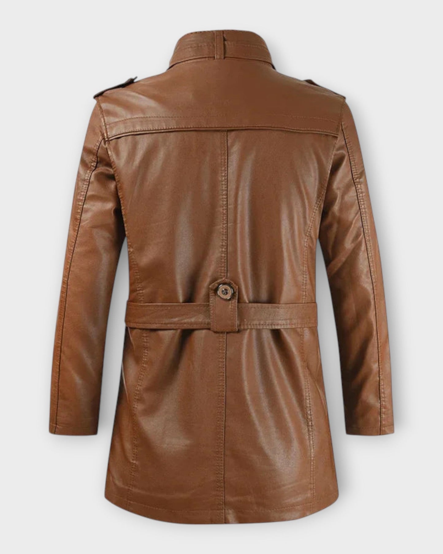 ALBERTO | Chaqueta motera larga de cuero