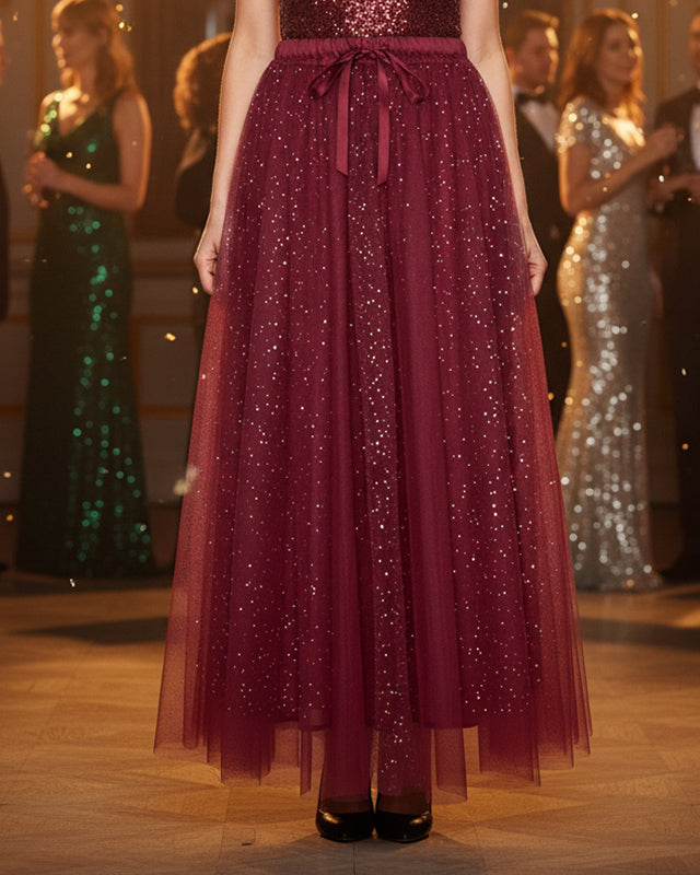 LUMINA | Conjunto de top y falda de tul