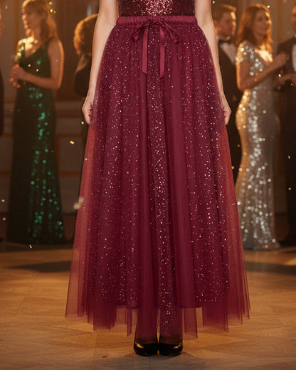 LUMINA | Conjunto de top y falda de tul