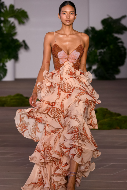 NAHIA | Vestido con Volantes