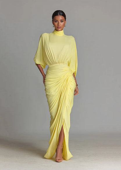 AUREA | Vestido largo sofisticádo con mangas