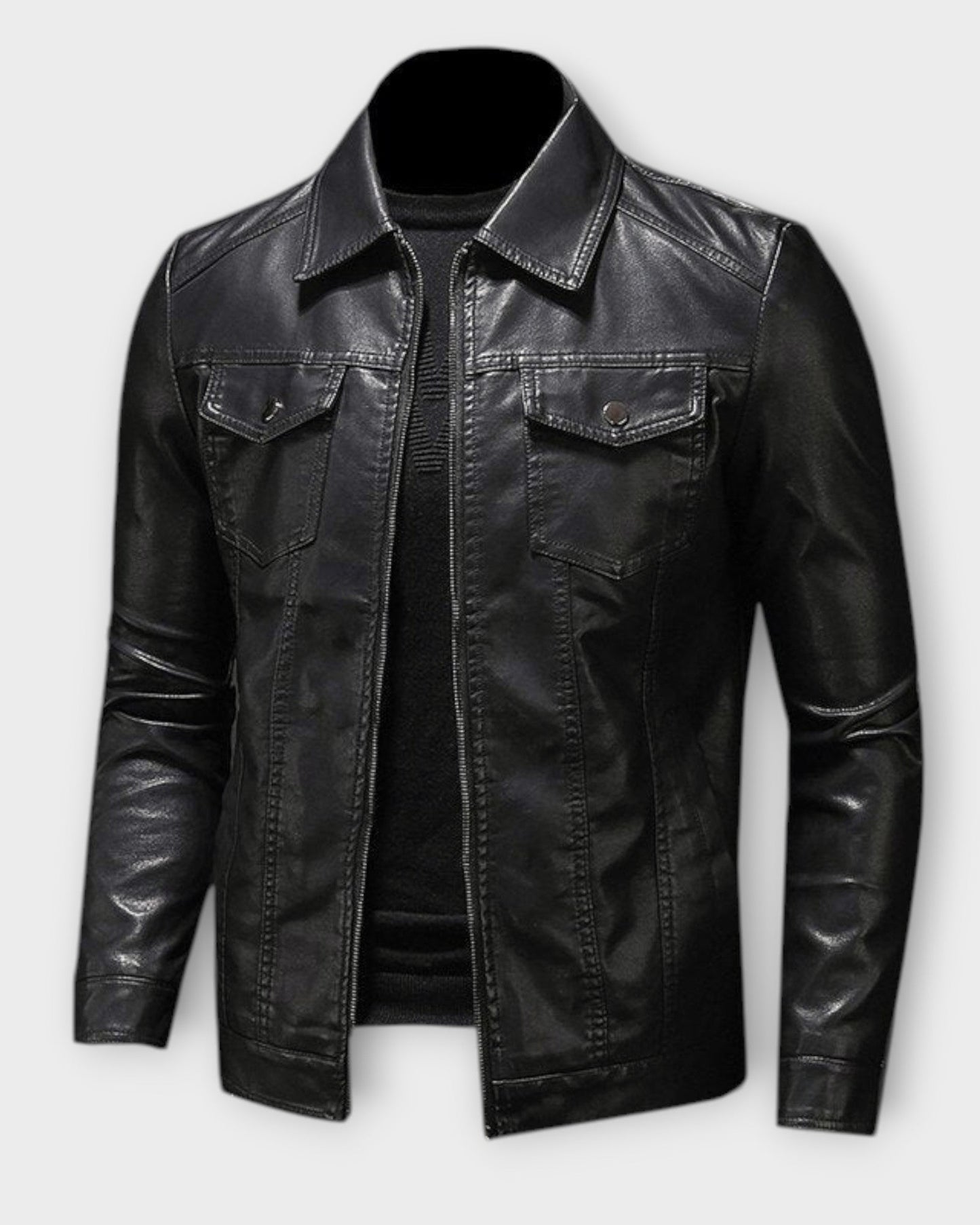 ALESSANDRO | Chaqueta de Cuero Elegante